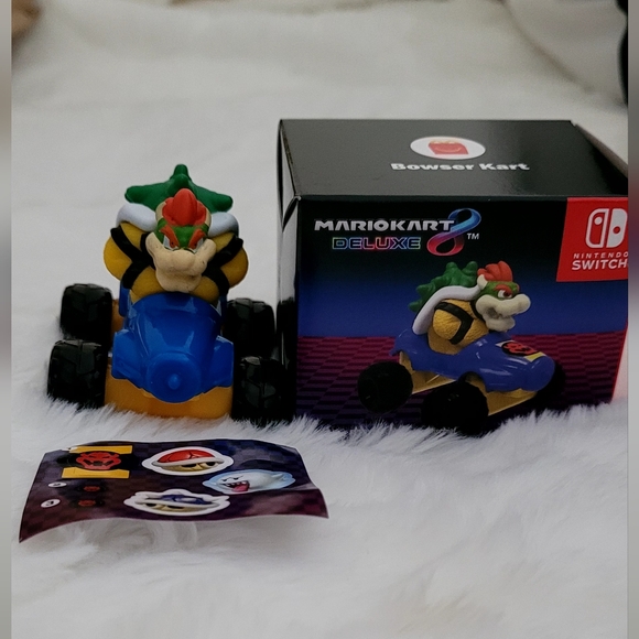 McDonald's Mariokart Deluxe Kids Toy Bowser Kart. - Picture 2 of 3